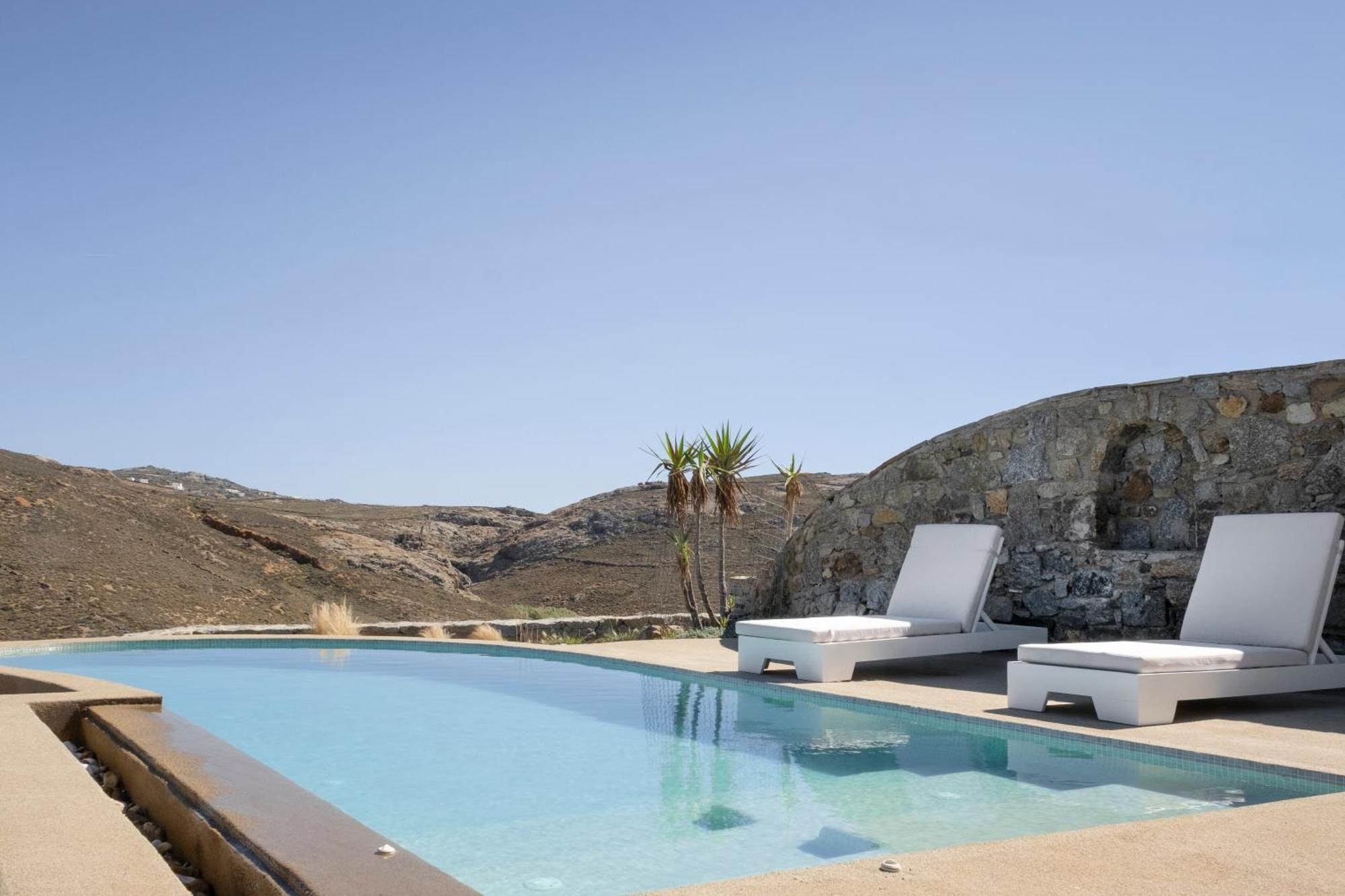 Mykonos Residence Villas & Suites Merchia Beach Exterior photo